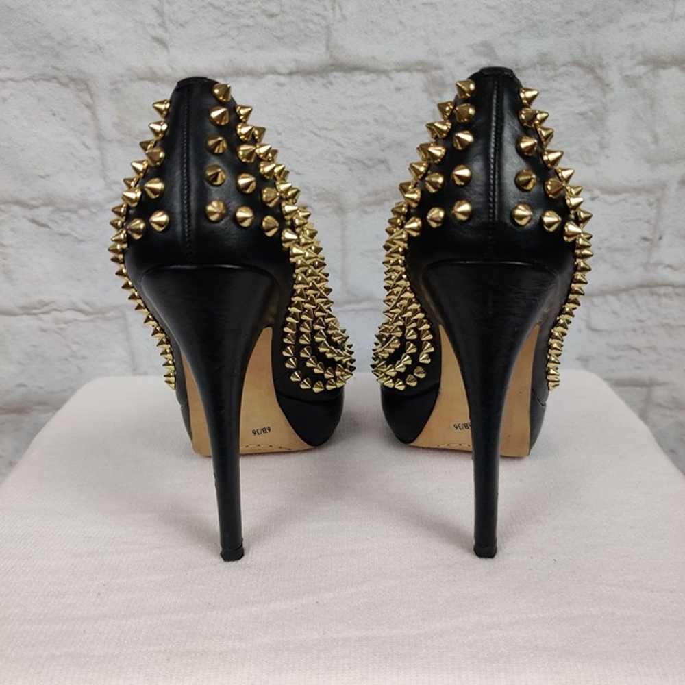 VINCE CAMUTO Womens Leather Studded Spike Platfor… - image 4