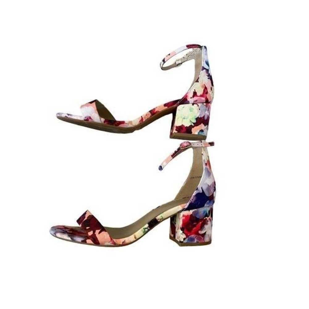 Dream Pairs Floral Heels Formal Chunky Block Heel… - image 1