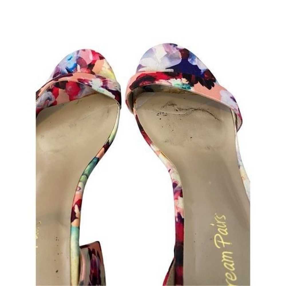 Dream Pairs Floral Heels Formal Chunky Block Heel… - image 5