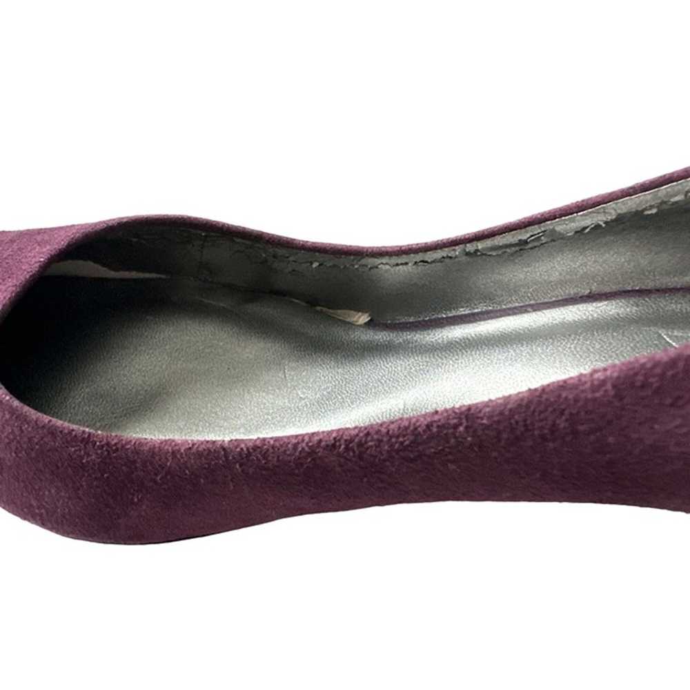 Nine West Purple Pumps Modiley Leather Suede Poin… - image 9