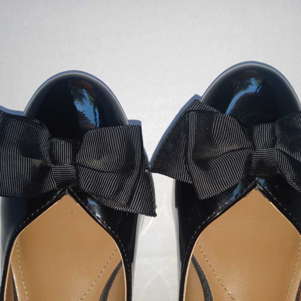 J Renee Womens Cameo Pump Heel Black Patent Leath… - image 4