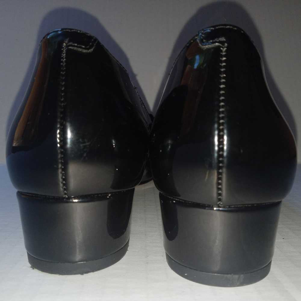 J Renee Womens Cameo Pump Heel Black Patent Leath… - image 5