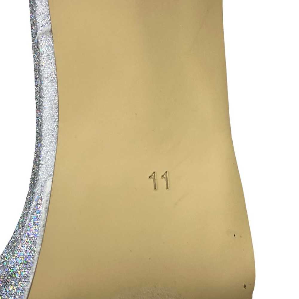 Badgley Mischka Women's Silver Sparkle Stiletto H… - image 11