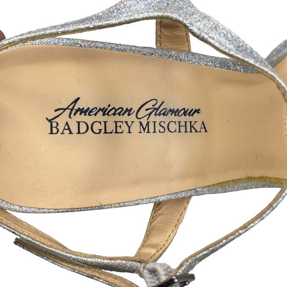 Badgley Mischka Women's Silver Sparkle Stiletto H… - image 12