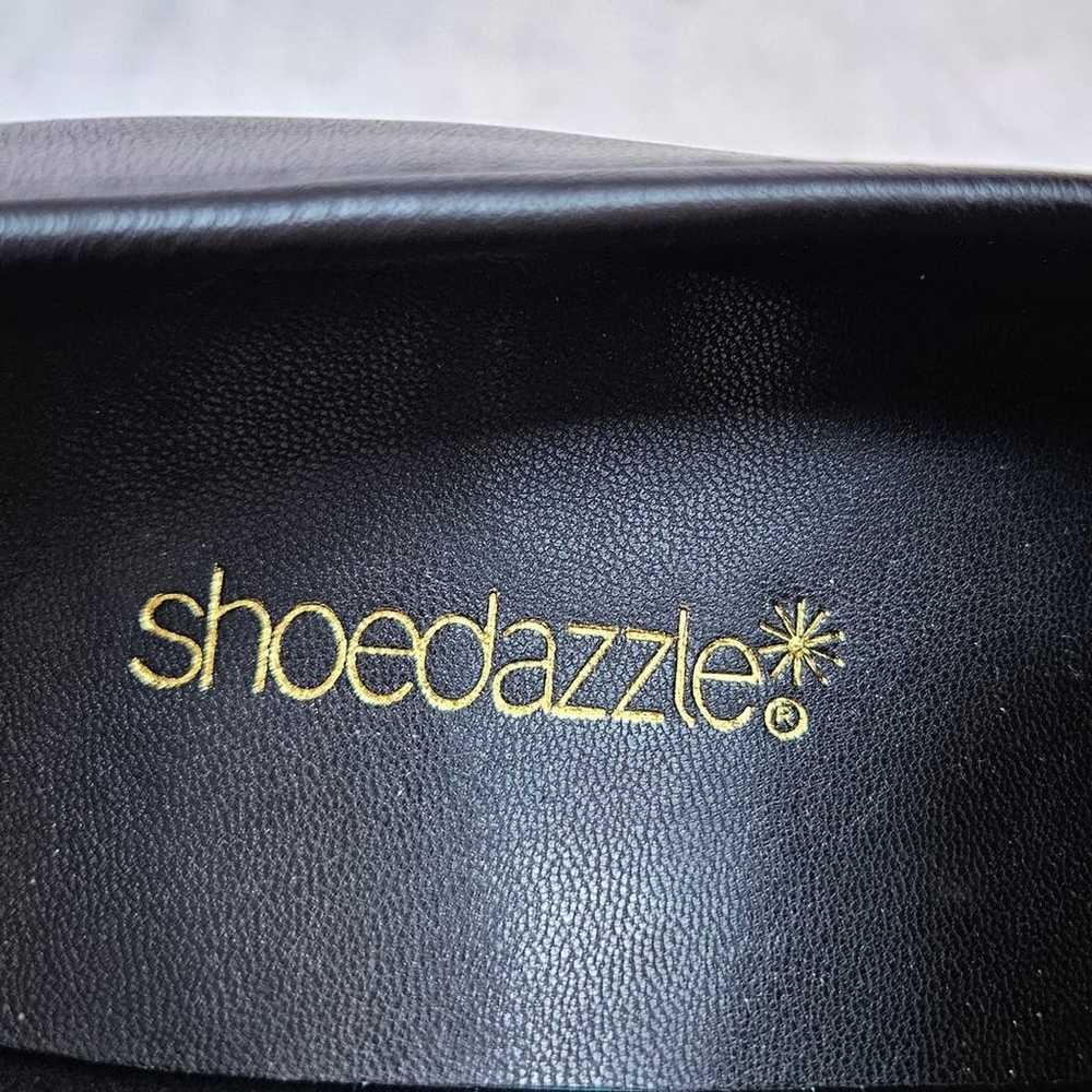 ShoeDazzle Margaux Black Platform Loafer Pumps Si… - image 5