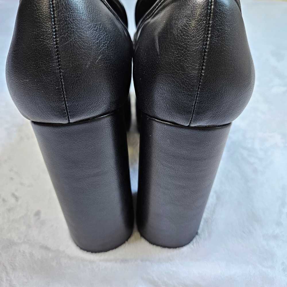 ShoeDazzle Margaux Black Platform Loafer Pumps Si… - image 8