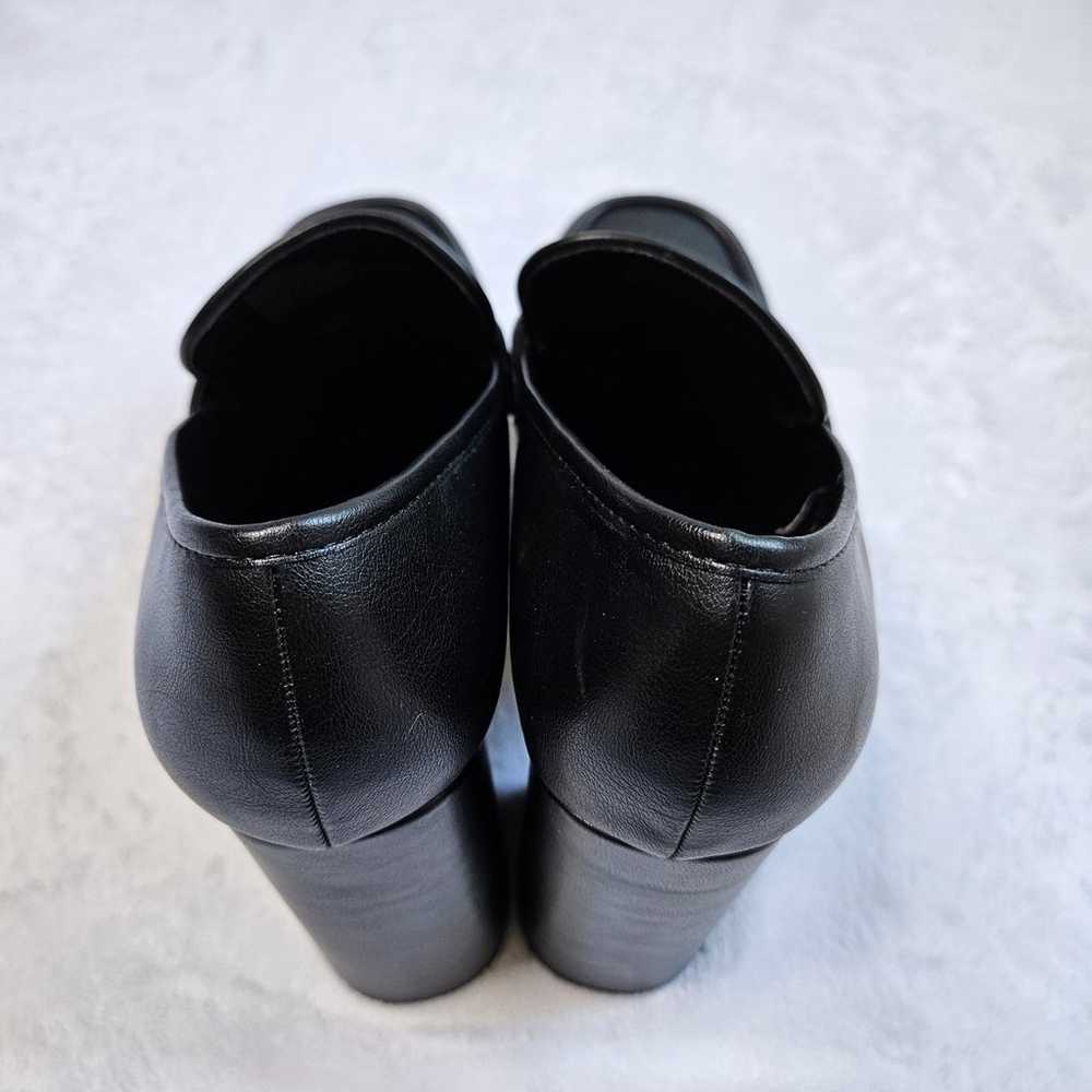 ShoeDazzle Margaux Black Platform Loafer Pumps Si… - image 9