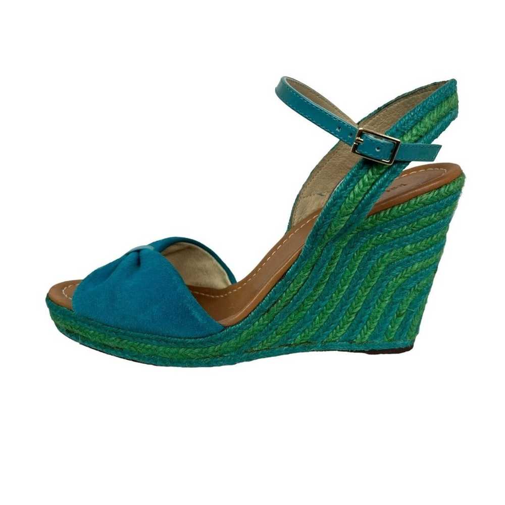 Kate Spade Wedge Sandals  Women's Size 9  Turquoi… - image 3