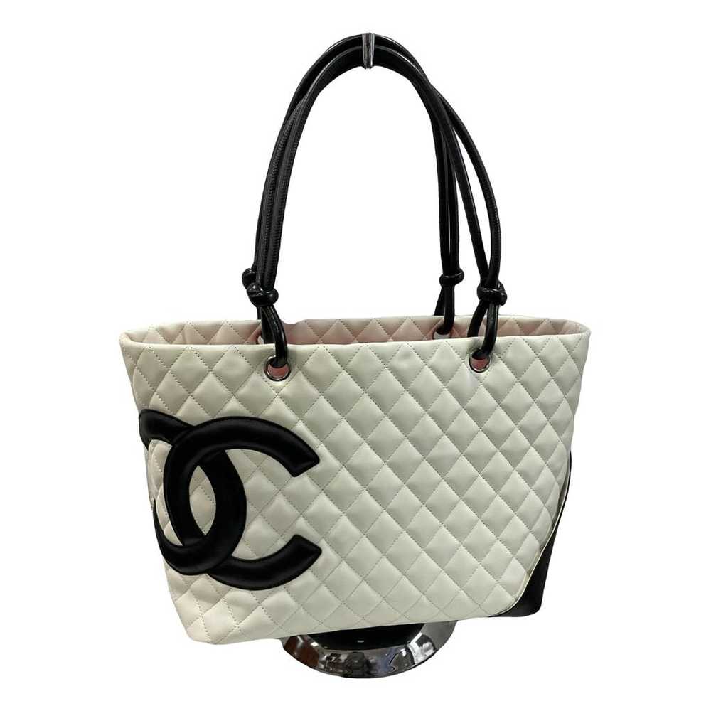 Chanel Cambon pony-style calfskin tote - image 1