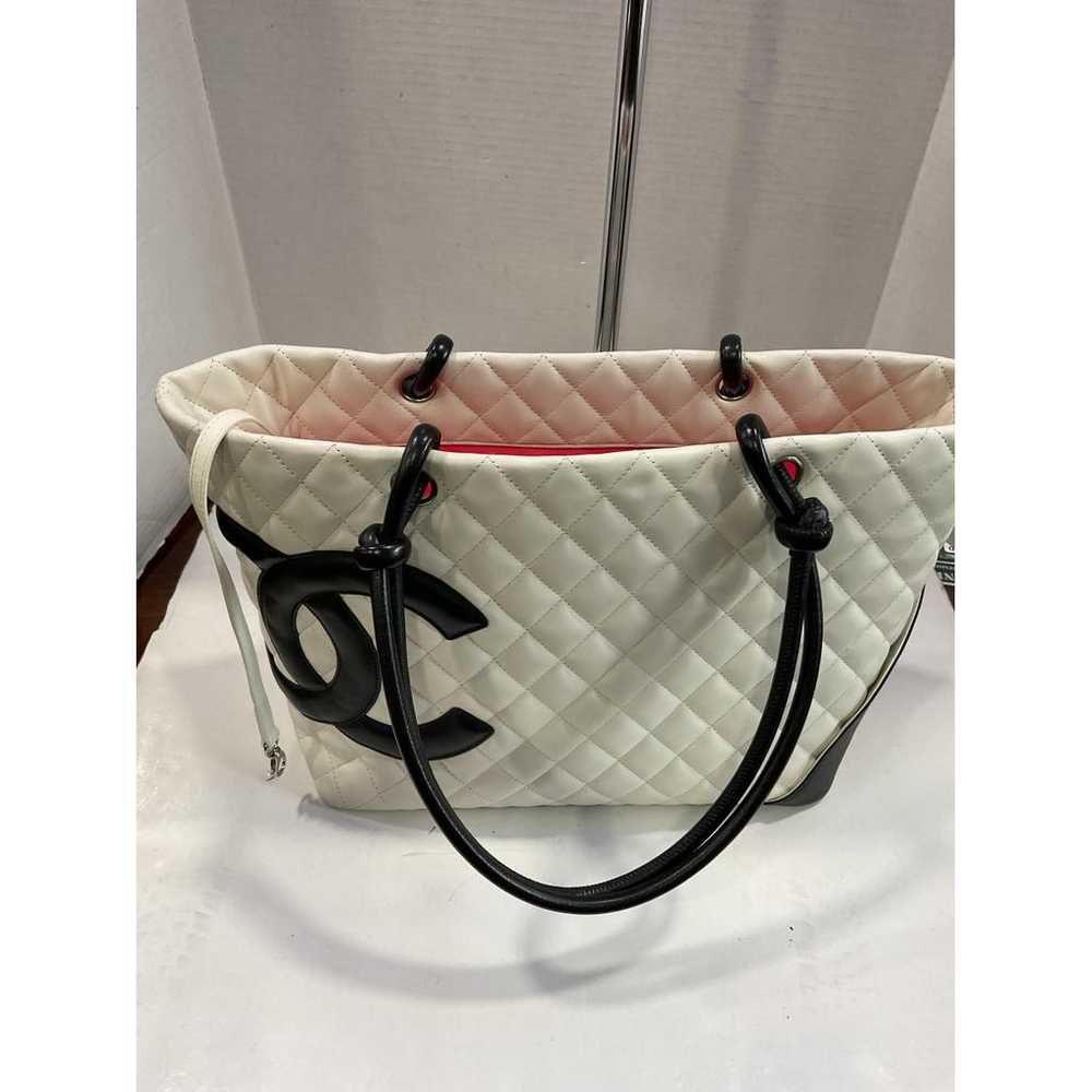 Chanel Cambon pony-style calfskin tote - image 7