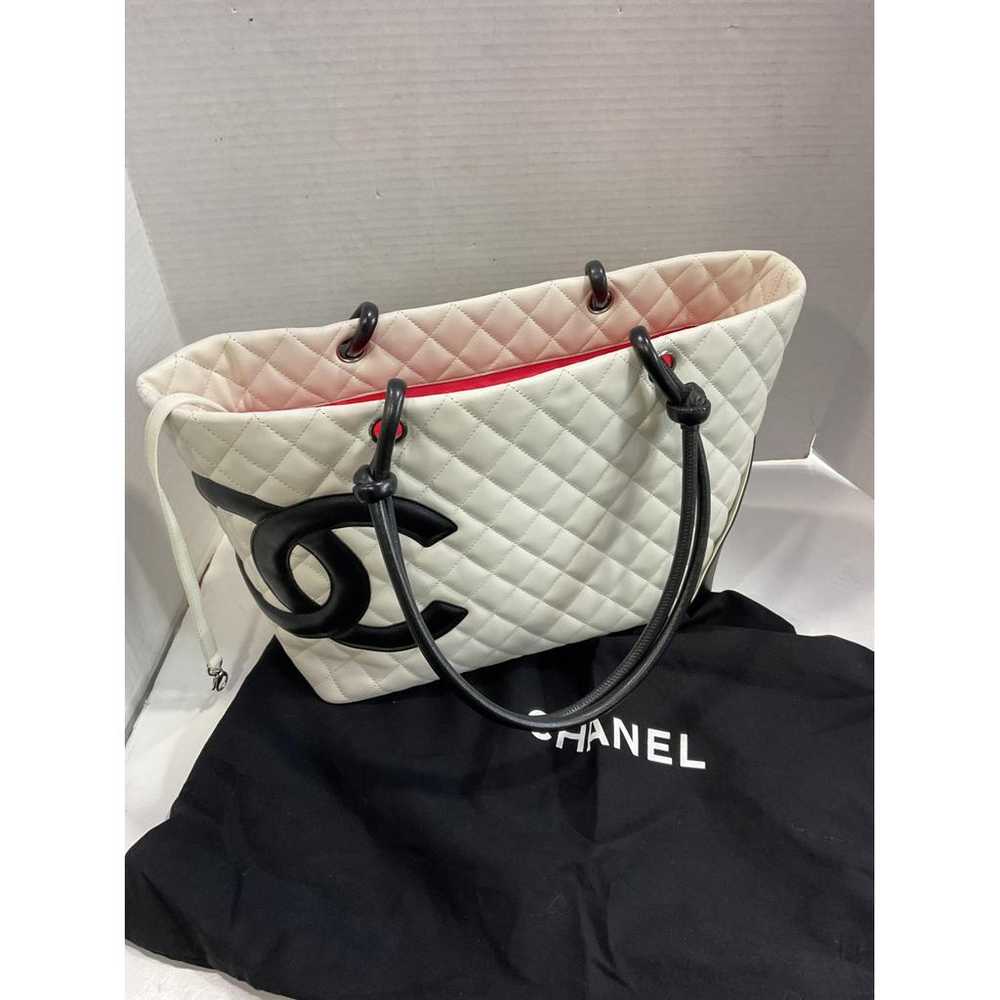 Chanel Cambon pony-style calfskin tote - image 9
