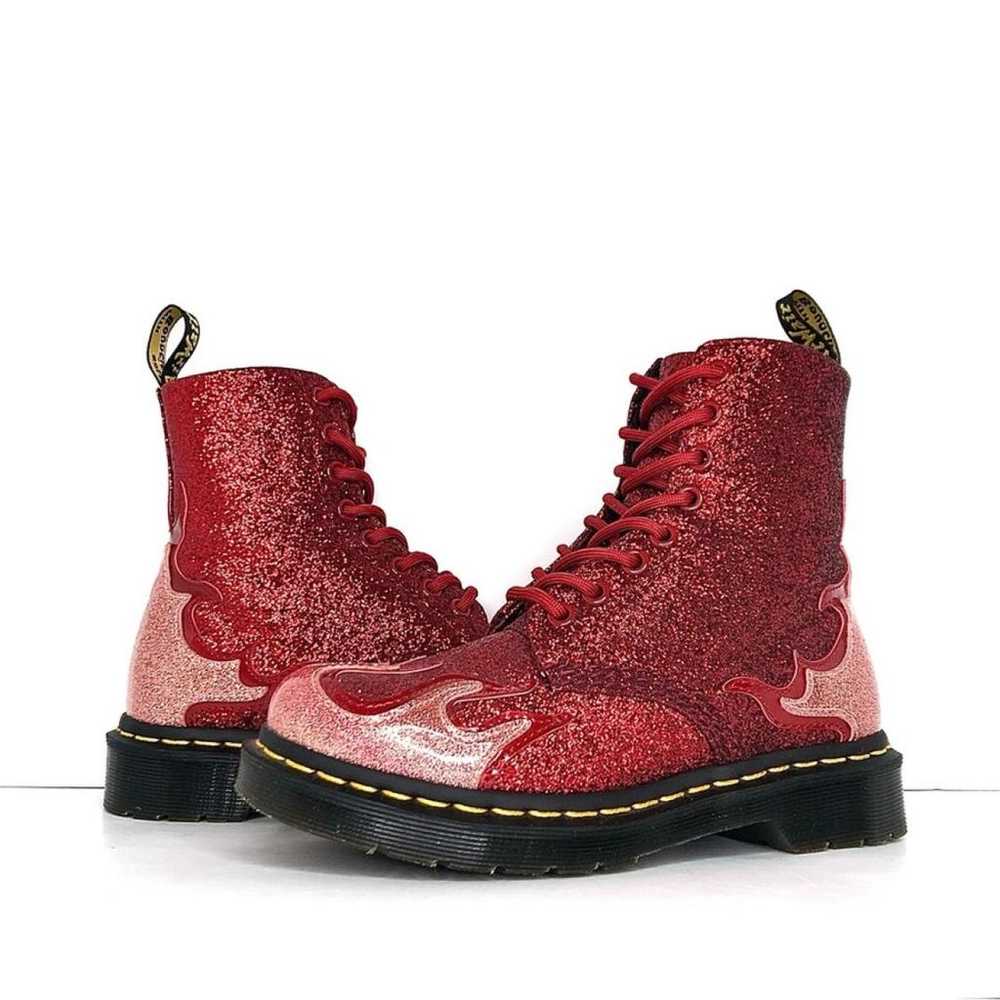 Dr. Martens 1460 Pascal (8 eye) glitter boots - image 2
