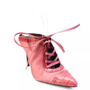 ZARA Tied High Heeled Pump Shoes size 39 - image 1