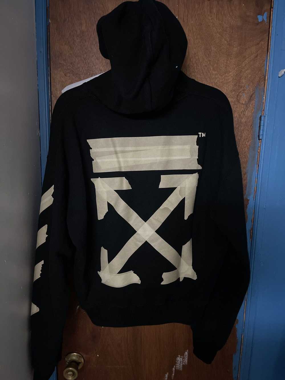 Off-White OFF-WHITE - Tape Diag Arrows Hoodie - image 2