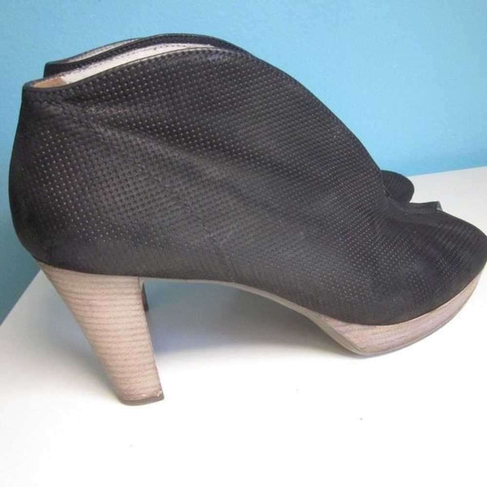 Paul Green Perforated Leather Ankle Bootie Heel 8 - image 5