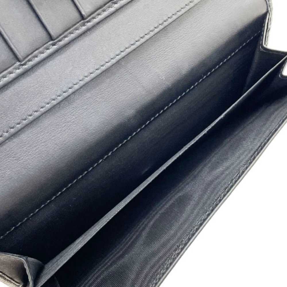 Gucci GUCCI Long Wallet Micro ssima W Leather Bla… - image 9