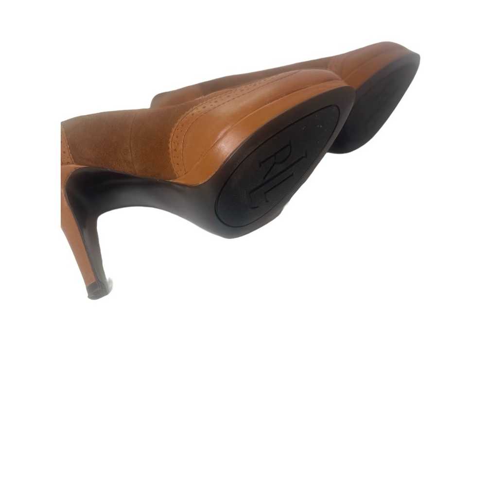 Ralph Lauren Oxford platform pump design leather … - image 3