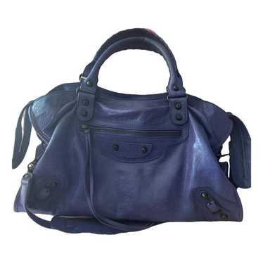 Balenciaga City exotic leathers handbag