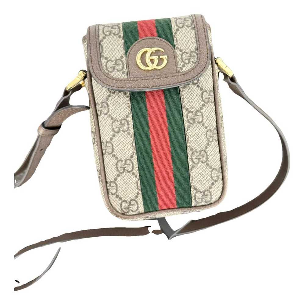 Gucci Ophidia Gg Supreme leather crossbody bag - image 1