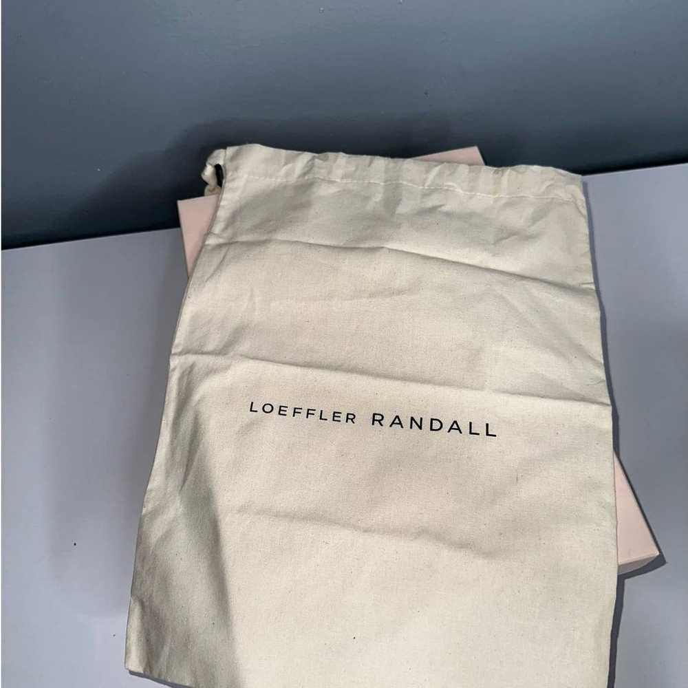 Loeffler Randall Metallic Ruffle Suede Lace Up Bl… - image 7
