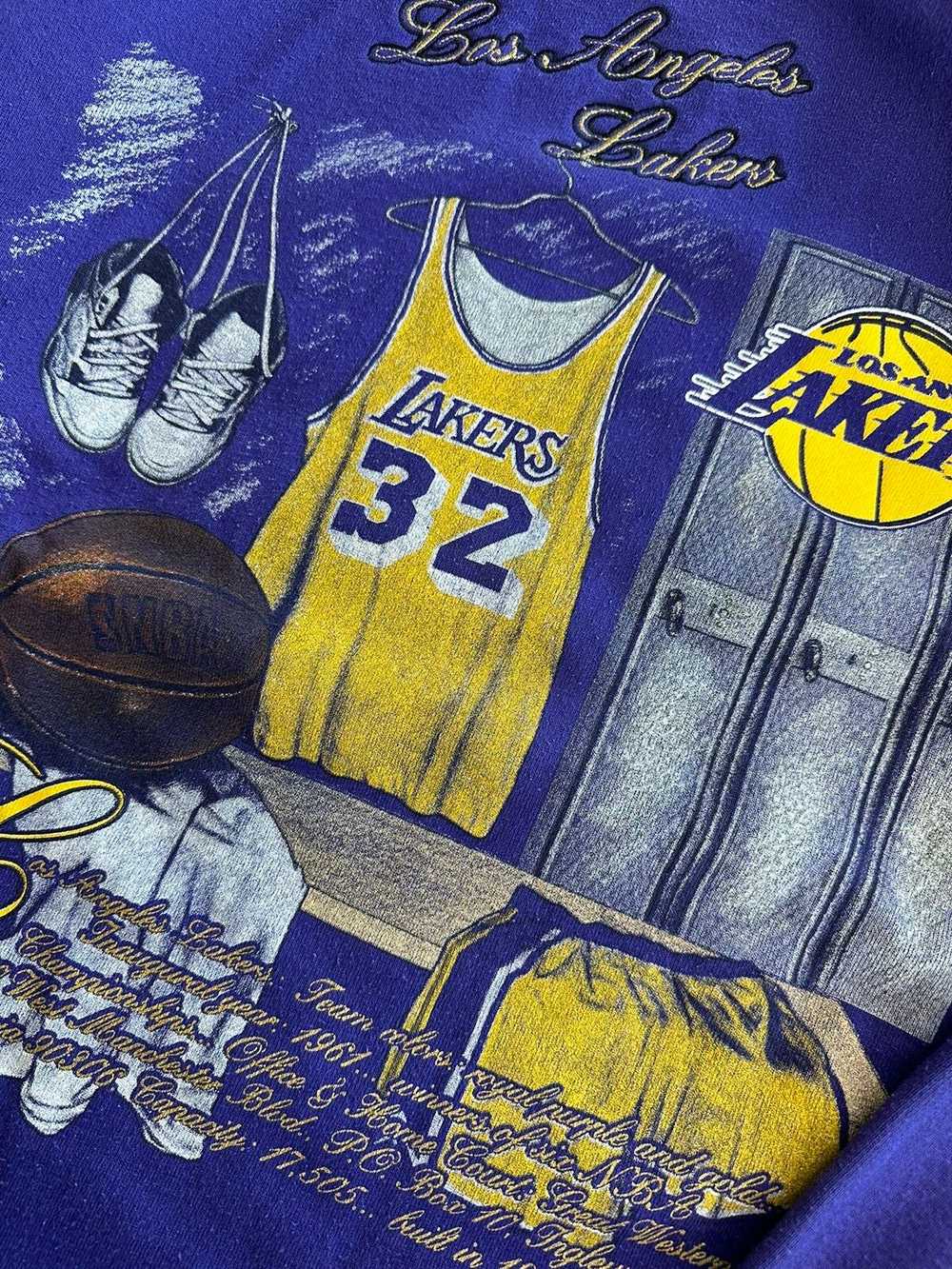 L.A. Lakers × Magic Johnson × Nutmeg Crazy Vintag… - image 2