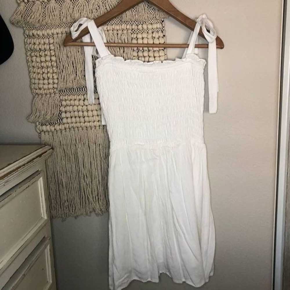 Chelsea & Violet White Smocked Sundress - image 2