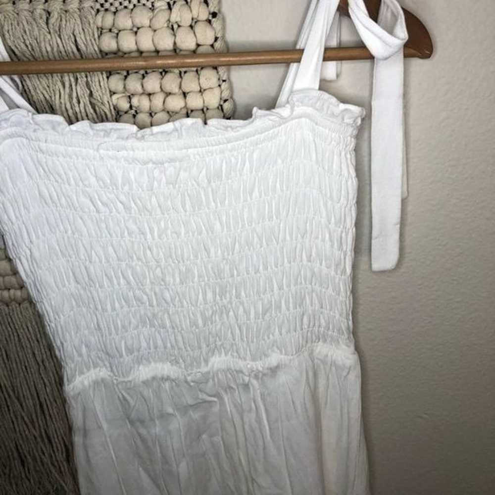 Chelsea & Violet White Smocked Sundress - image 5