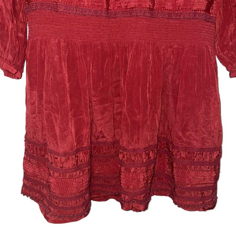 Sea New York Womens Red Azzedine Dress Sz 6 Flawe… - image 3