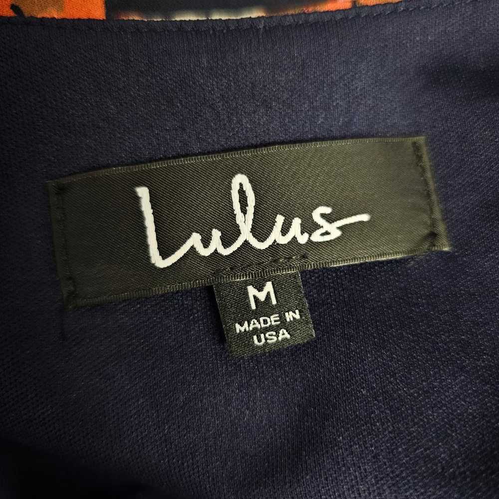Lulus Shifting Dears Navy Blue Floral Print Dress… - image 6