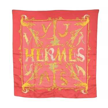 Hermès Spellout Silk Scarf