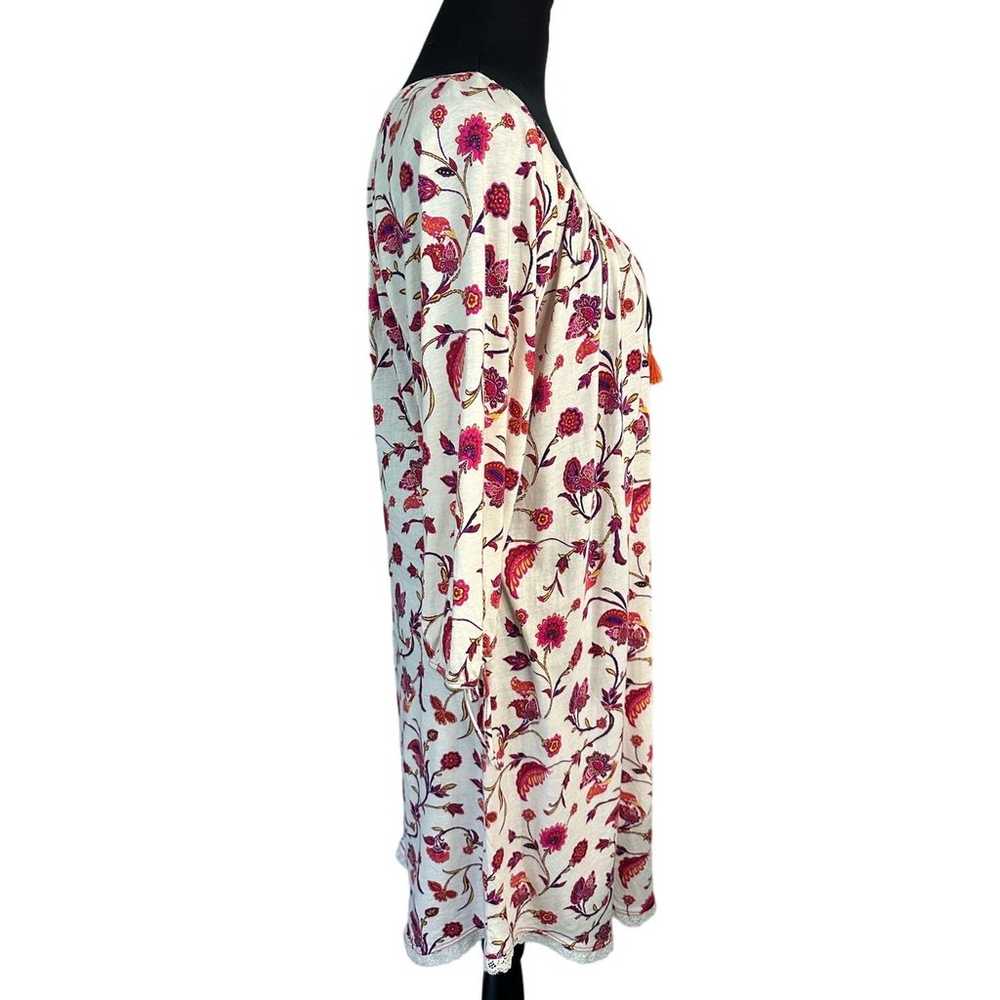 Lucky Brand Floral Print Bohemian Tunic Dress, Si… - image 2
