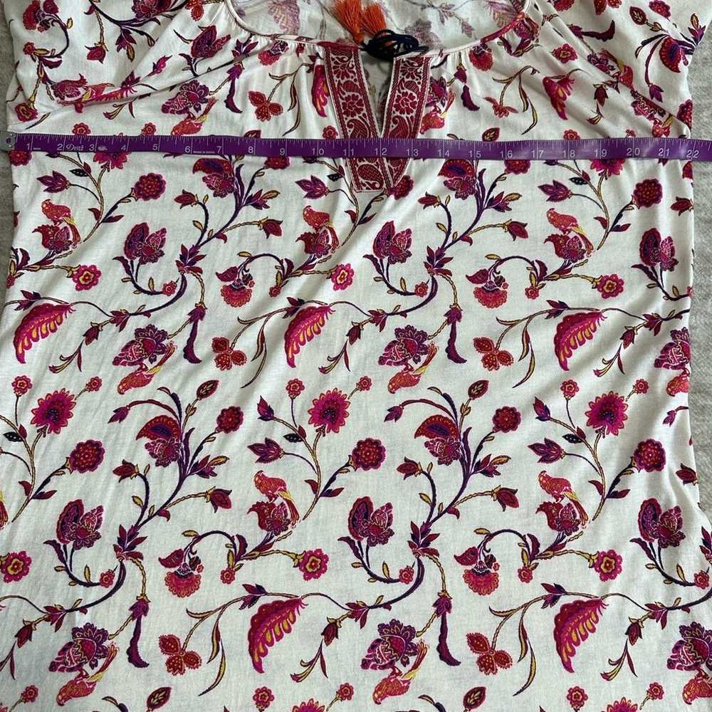 Lucky Brand Floral Print Bohemian Tunic Dress, Si… - image 7