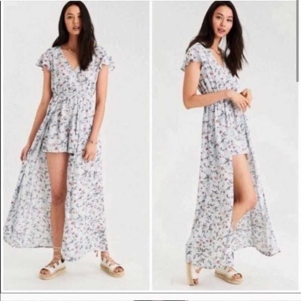American eagle outfitters floral romper dress - image 1
