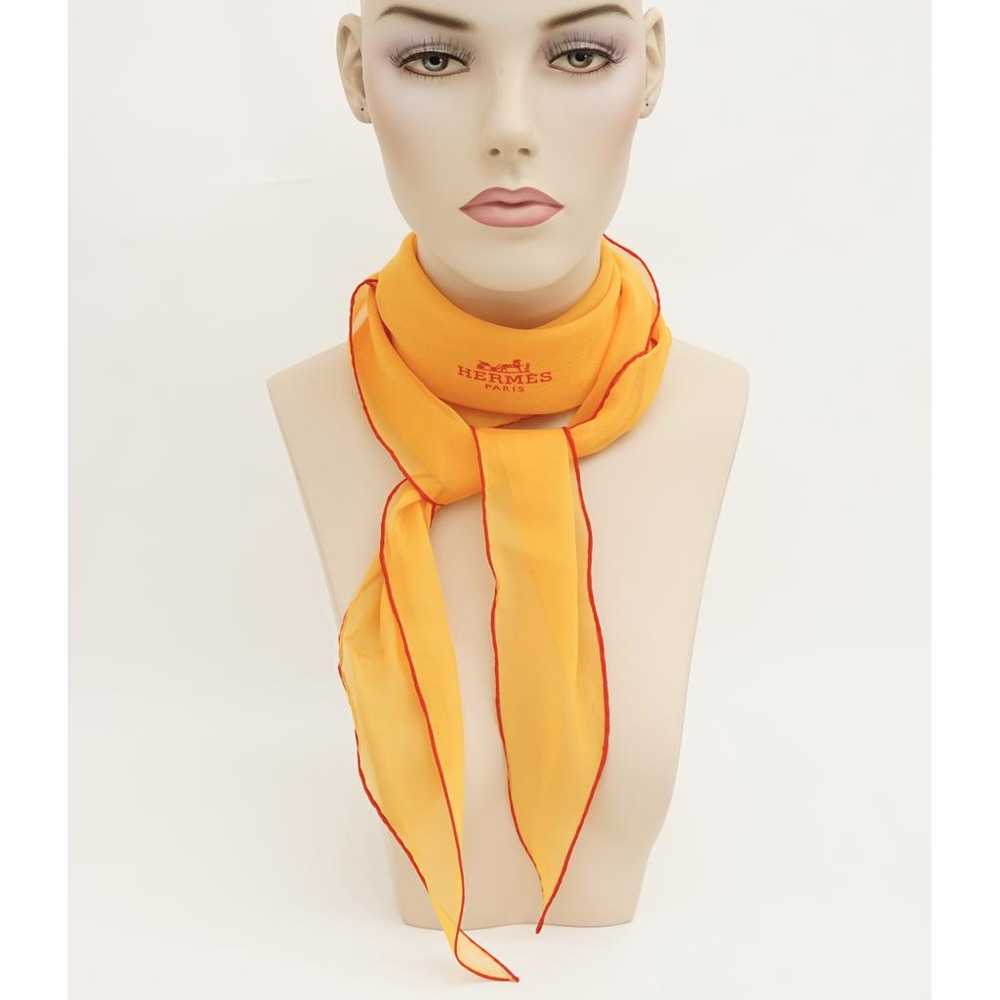 Hermès Losange silk scarf - image 10