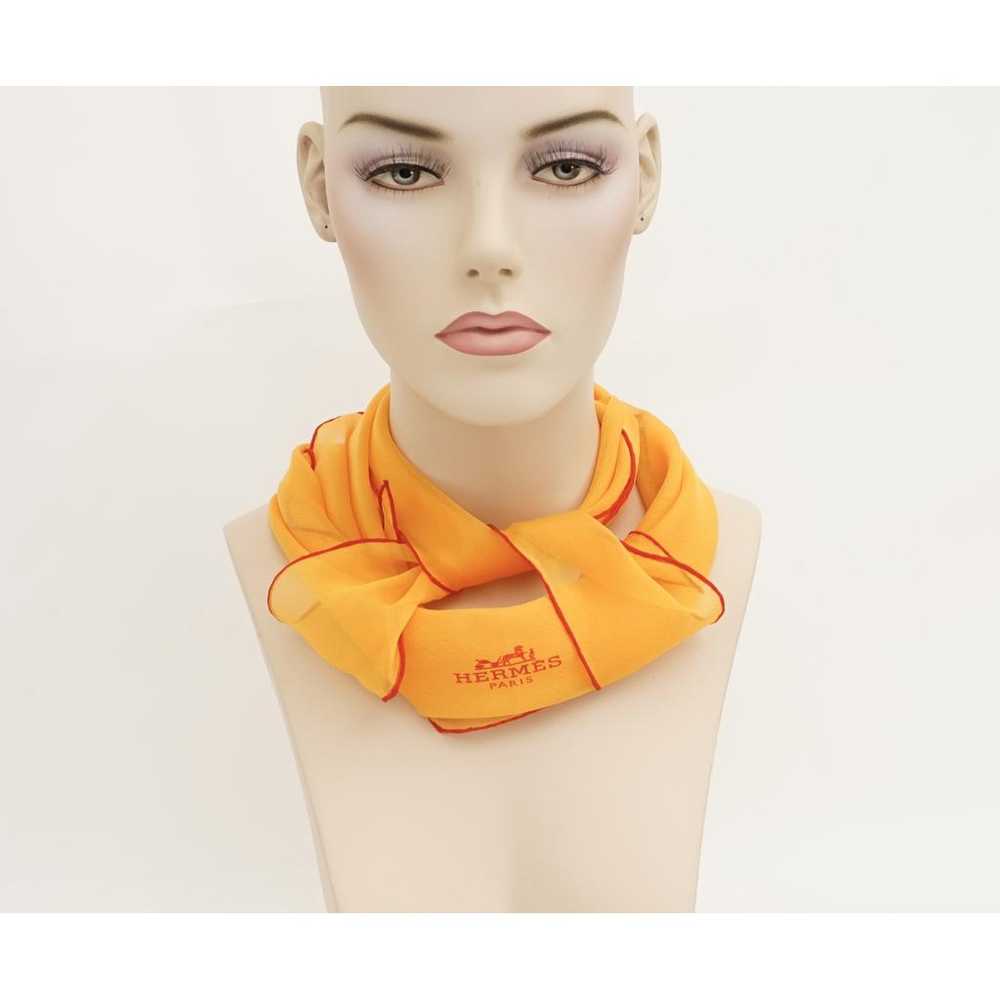 Hermès Losange silk scarf - image 9