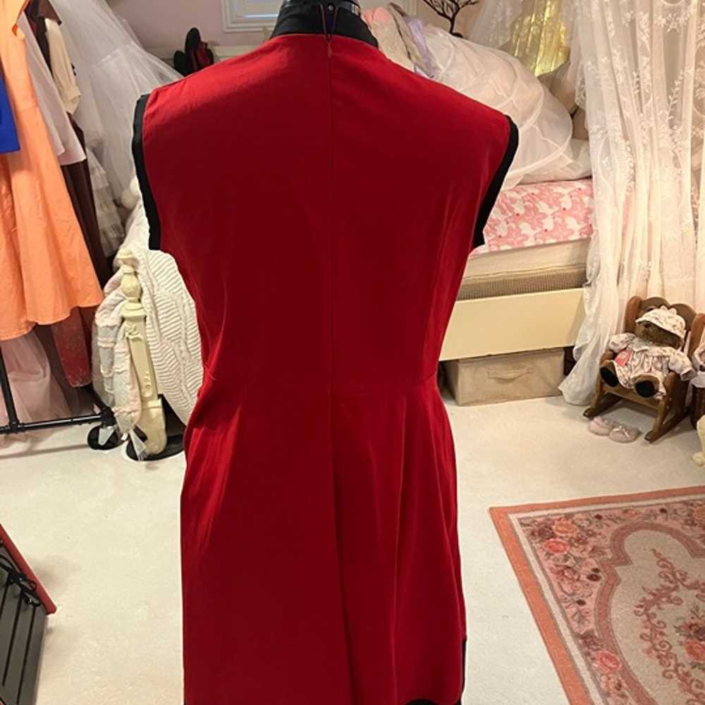 Red Chinese Style Dress - image 2