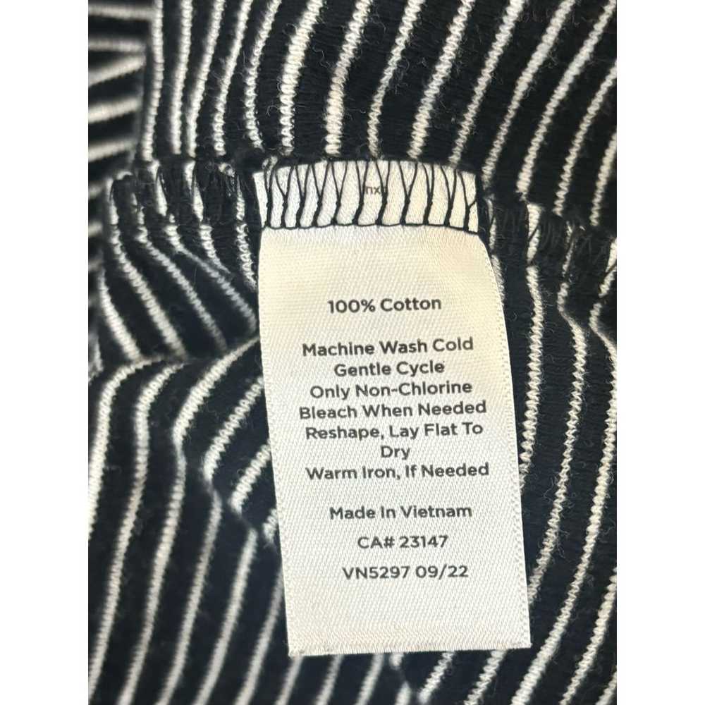 T by Talbots Black and White Striped Shortsleeve … - image 6