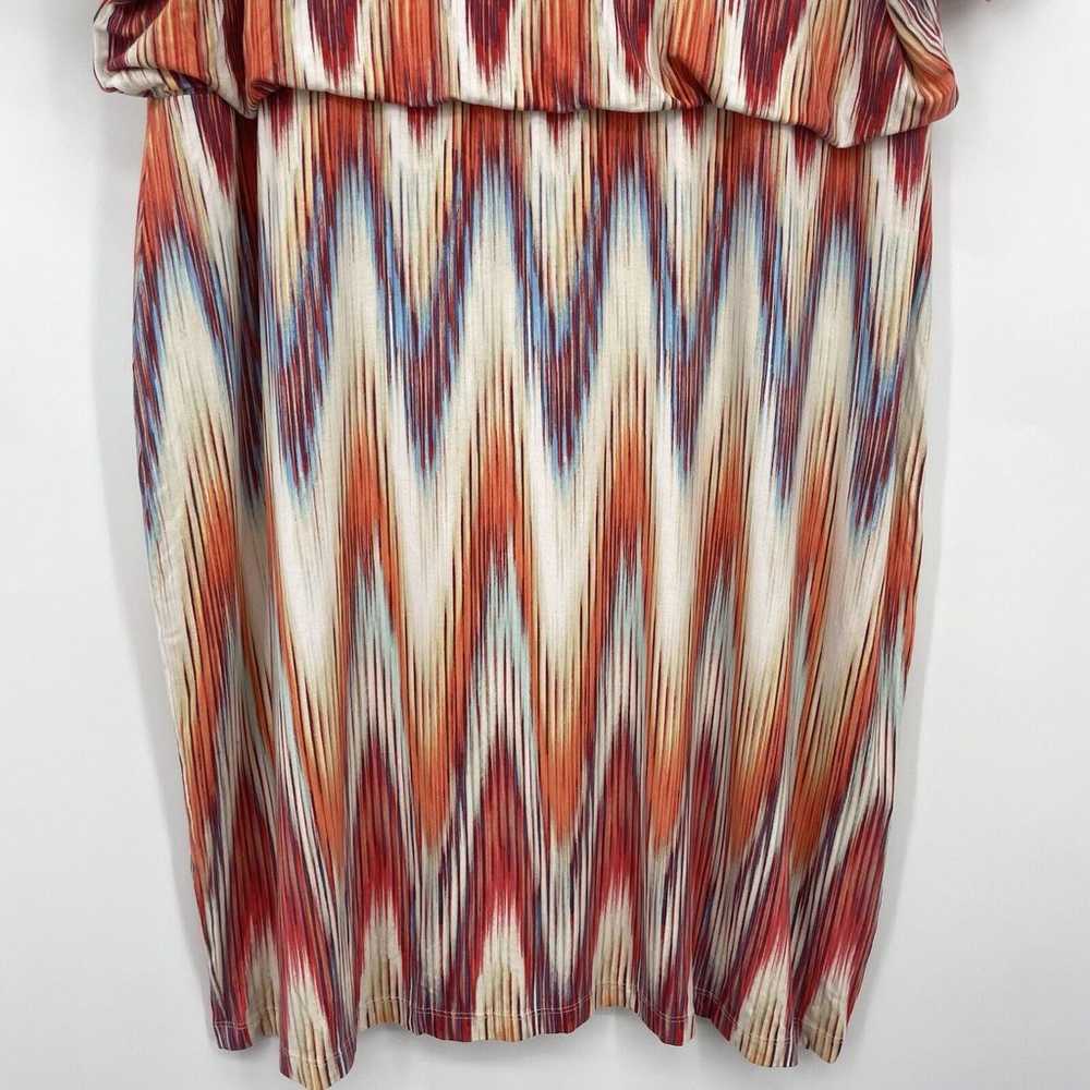 Chicos Size 3 / X-Large Blouson Dress Vibrant Mul… - image 2