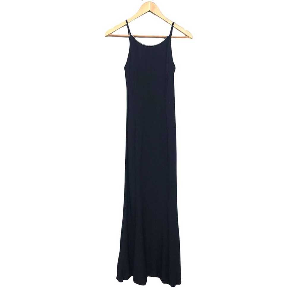 Vintage Gunne Sax Black Evening Gown Formal Dress… - image 2