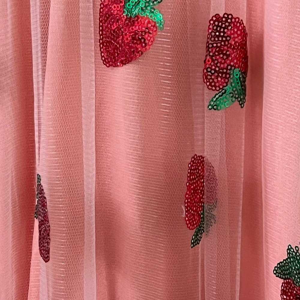 Pink Strawberry Dress - image 3