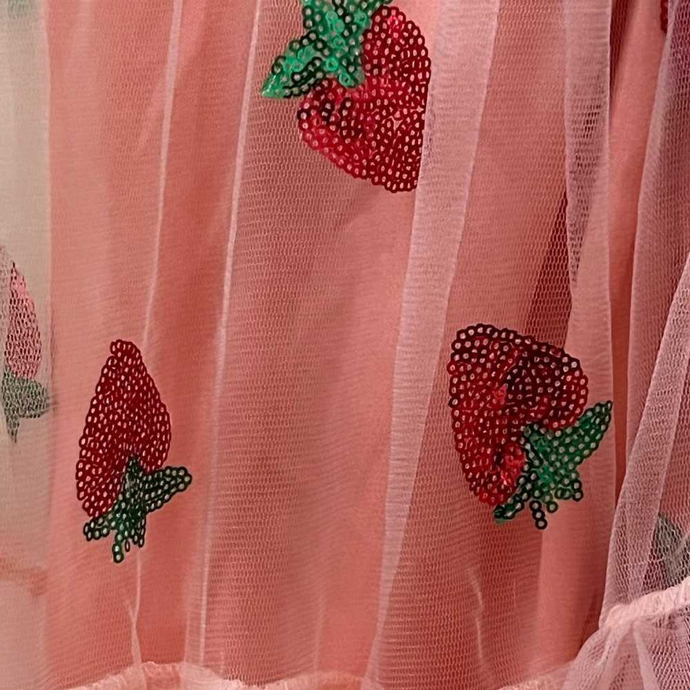 Pink Strawberry Dress - image 5