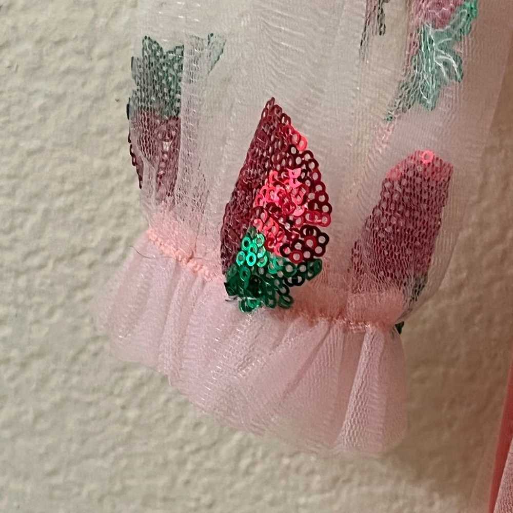 Pink Strawberry Dress - image 6