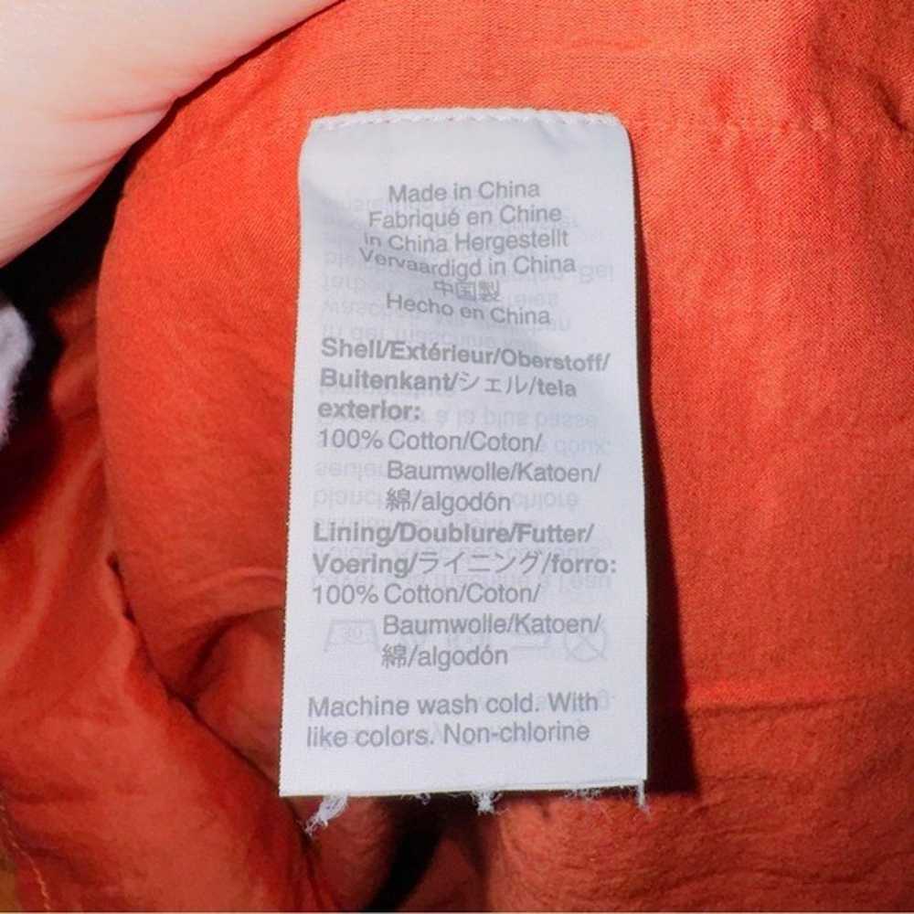 J. Crew L9743 Burnt Orange Button Front Shirt Dre… - image 6