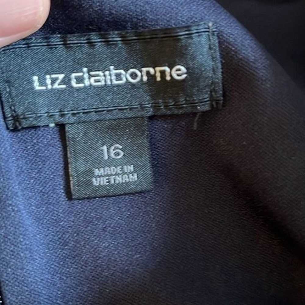 Liz Claiborne size 16 sleeveless blue,purple and … - image 3