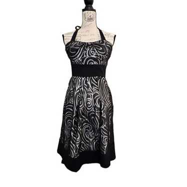 White House Black Market Size 2 Halter Dress Burno