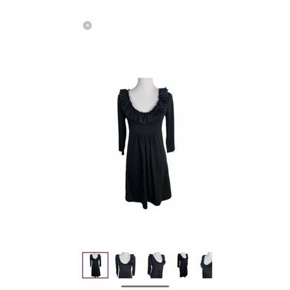 J Crew Womens Size Medium Fit & Flare Dress Black… - image 3