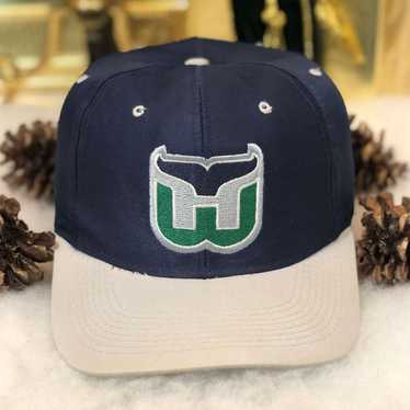 Vintage NHL Hartford Whalers Logo 7 Twill Snapback