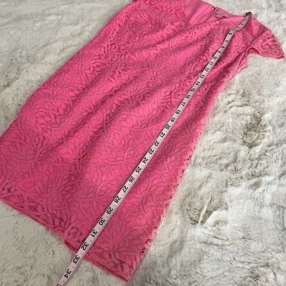 Lilly Pulitzer Erica Lace Dress Pink Mini V Neck … - image 11
