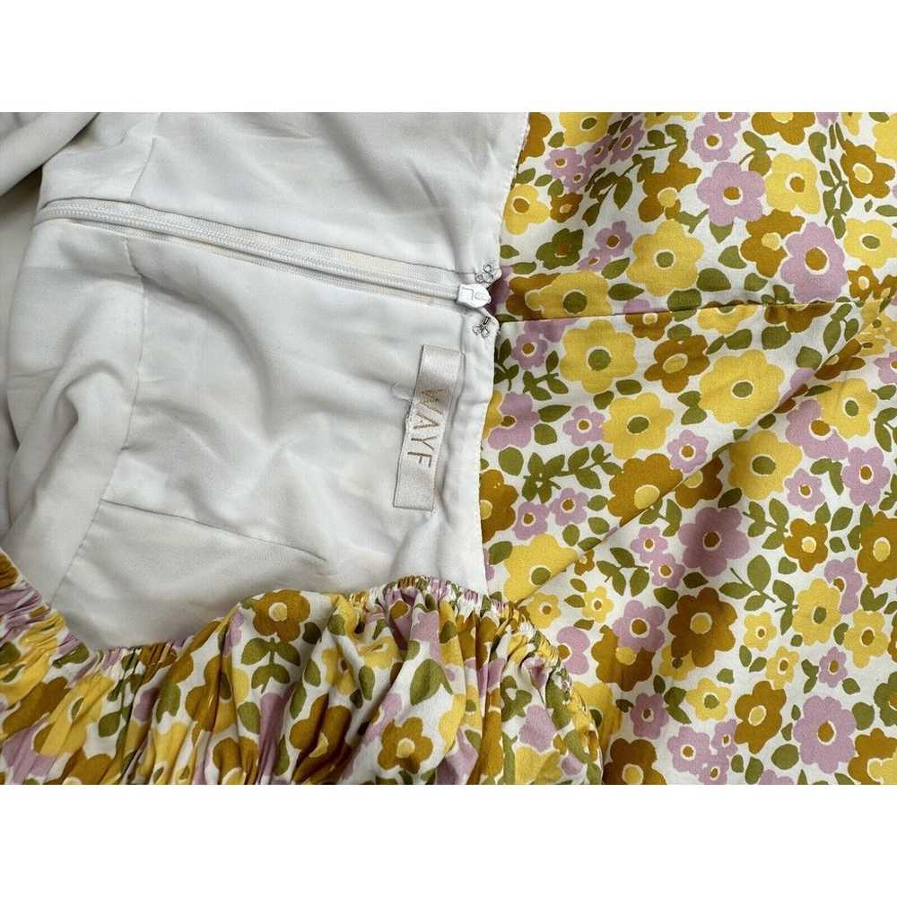 WAYF Floral Print Puff Sleeve Minidress, Size sma… - image 10