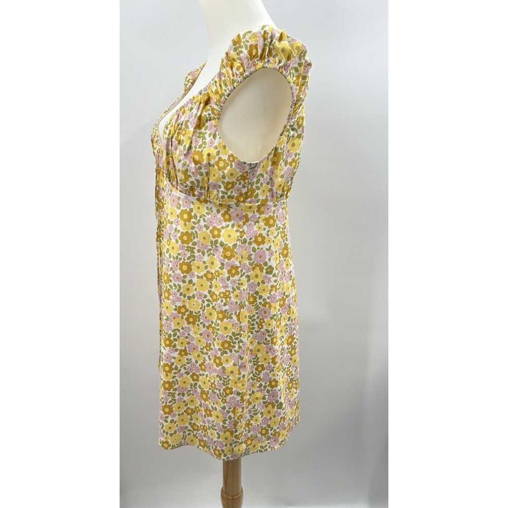 WAYF Floral Print Puff Sleeve Minidress, Size sma… - image 2